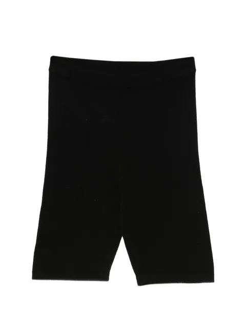 black shorts
