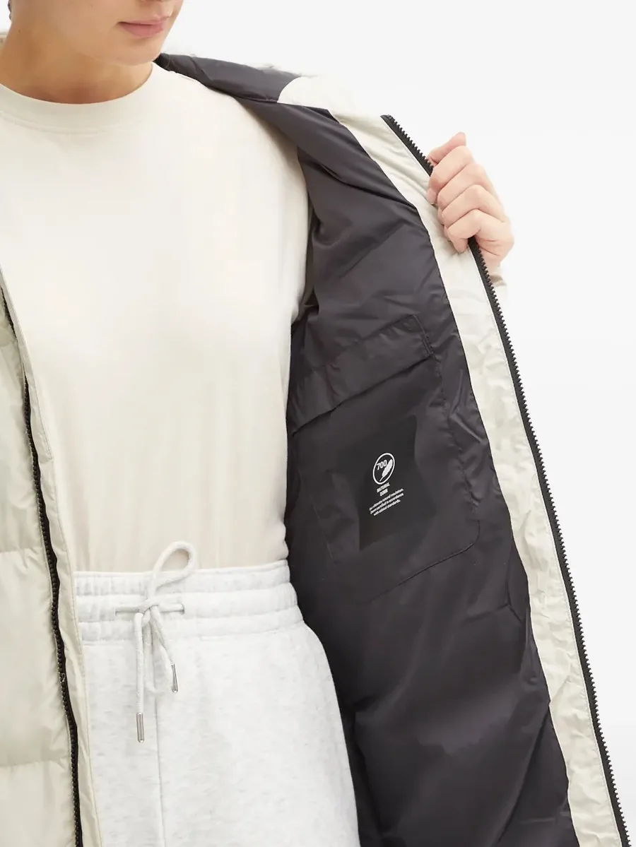 Frozen Lake belted hooded coat 10
