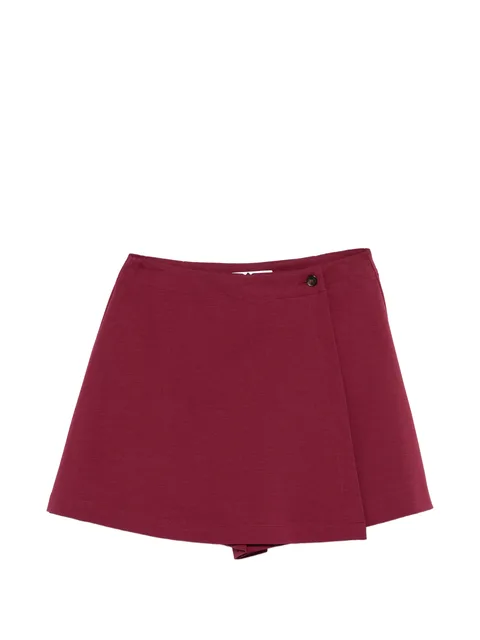 wrap-design shorts