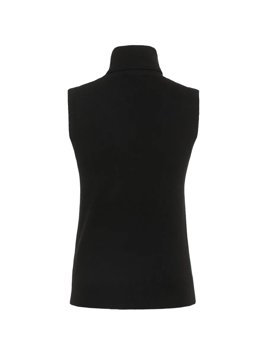 high-neck sleeveless cashmere sweater 4