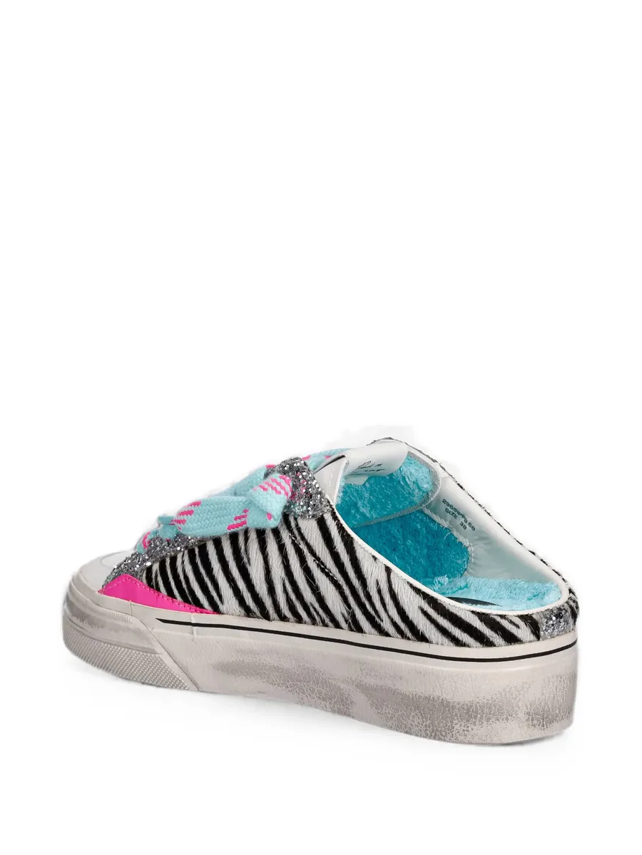 Soho zebra-print glitter sneakers 8