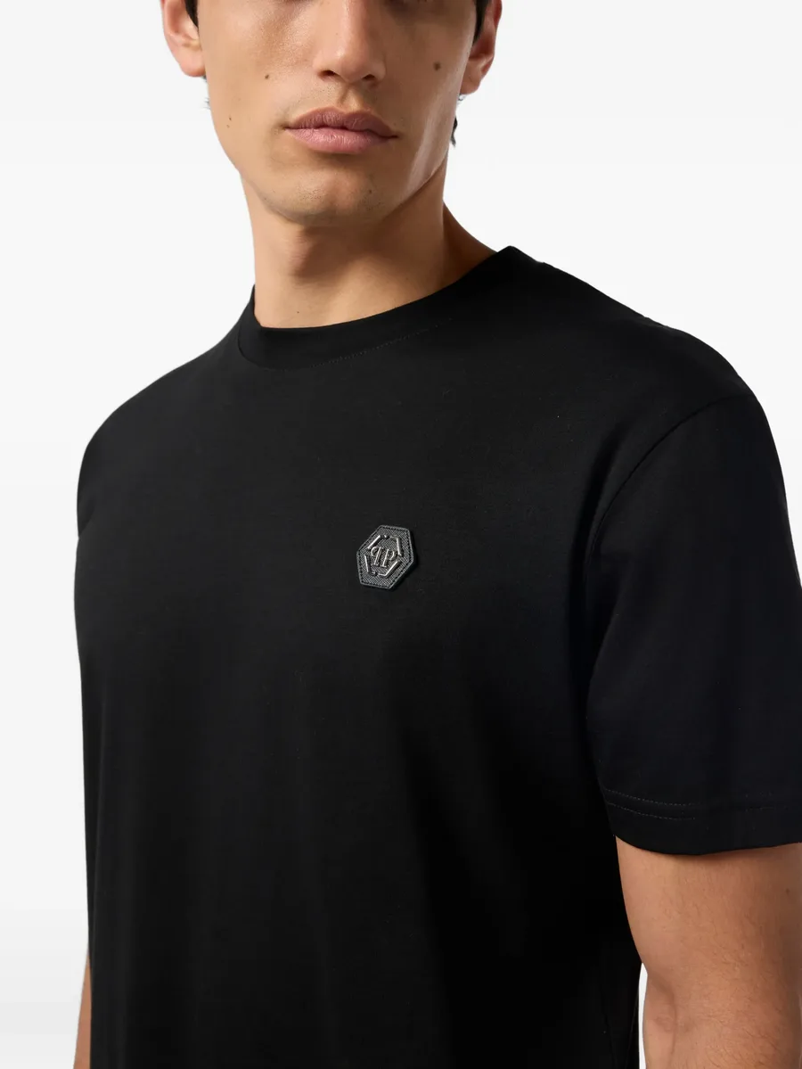 round-neck logo T-shirt 9