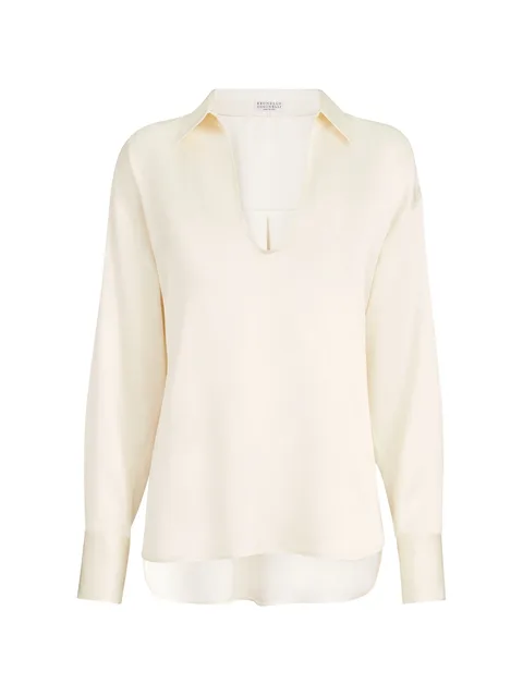 silk satin blouse