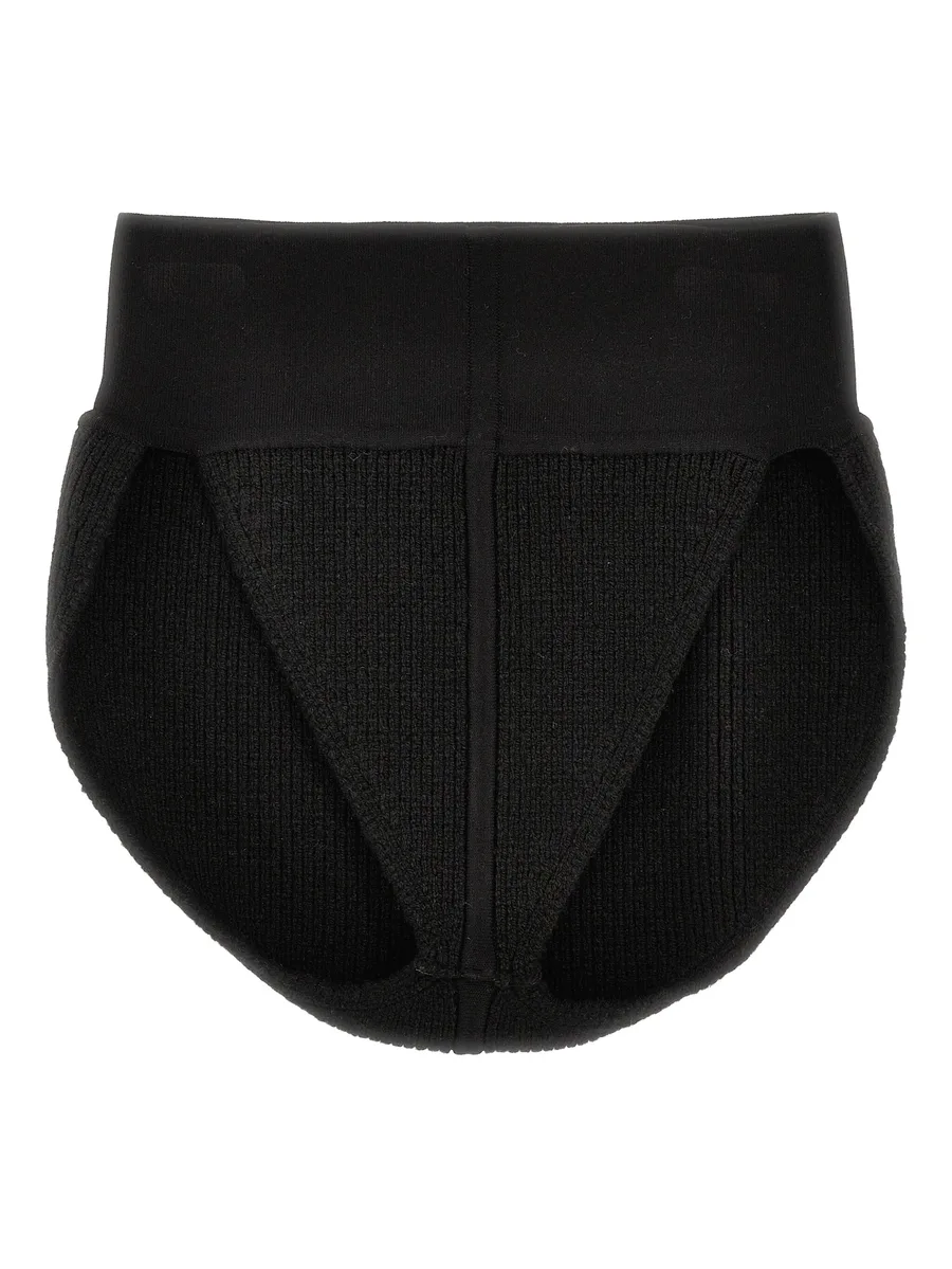 cashmere-blend high-waist ribbed panties 2