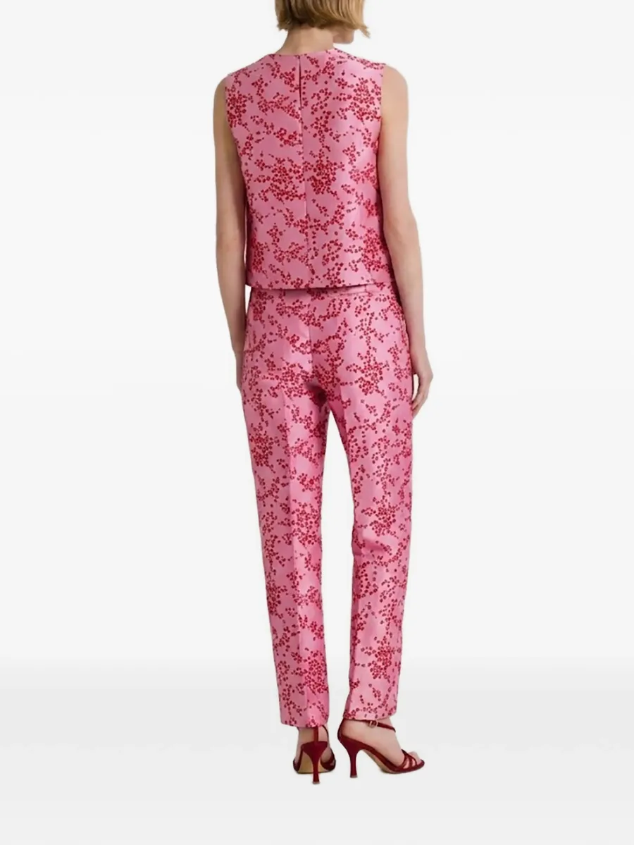 floral-print sleeveless blouse 5