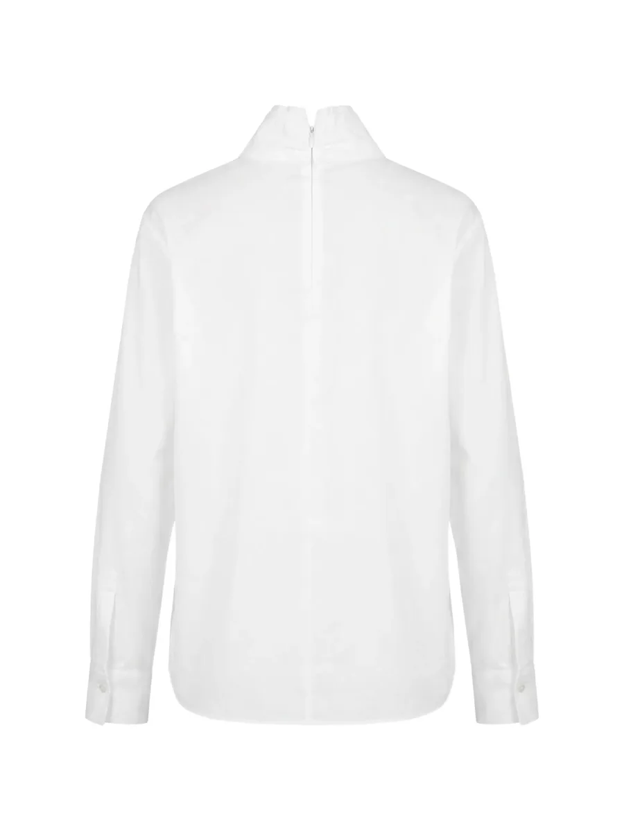 Monili-embellished pleated blouse 4