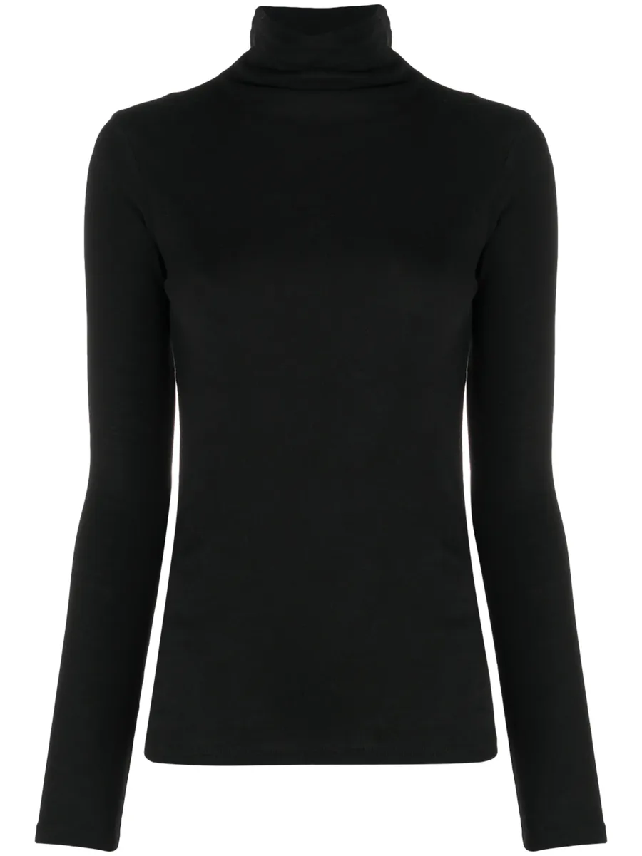 roll-neck cotton blouse 1