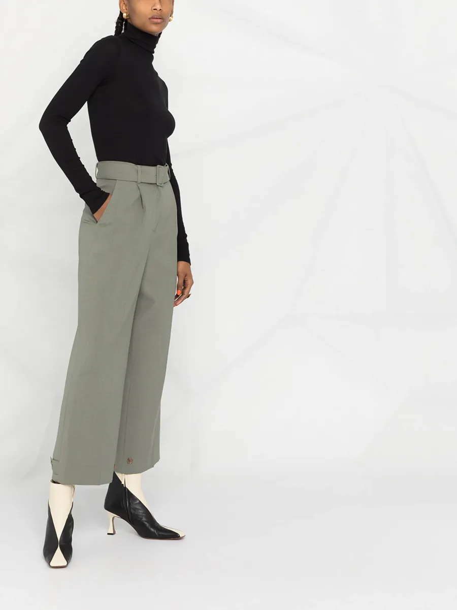 roll-neck cotton blouse 7