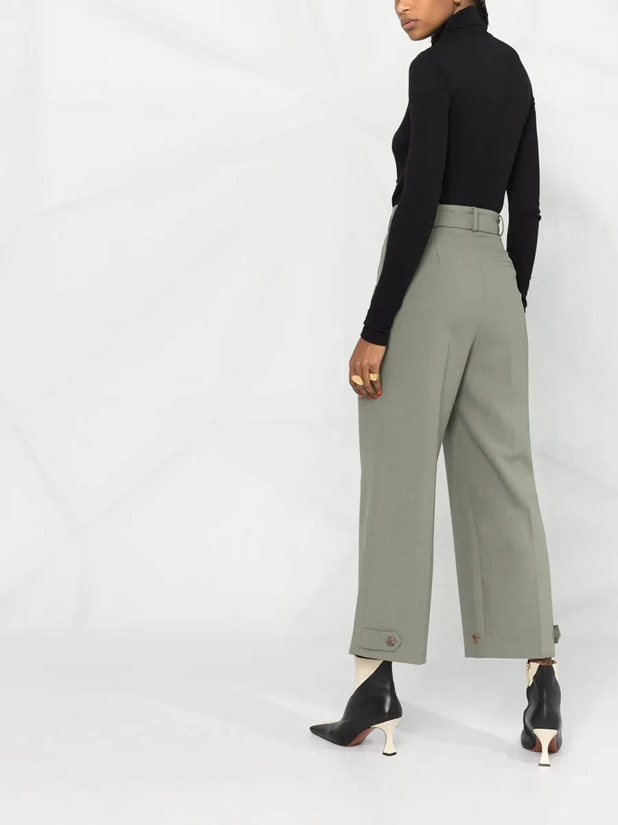 roll-neck cotton blouse 11