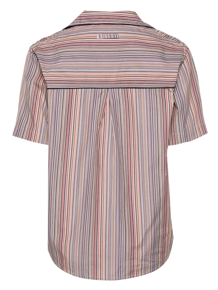 stripe-print two-piece pajama set 4