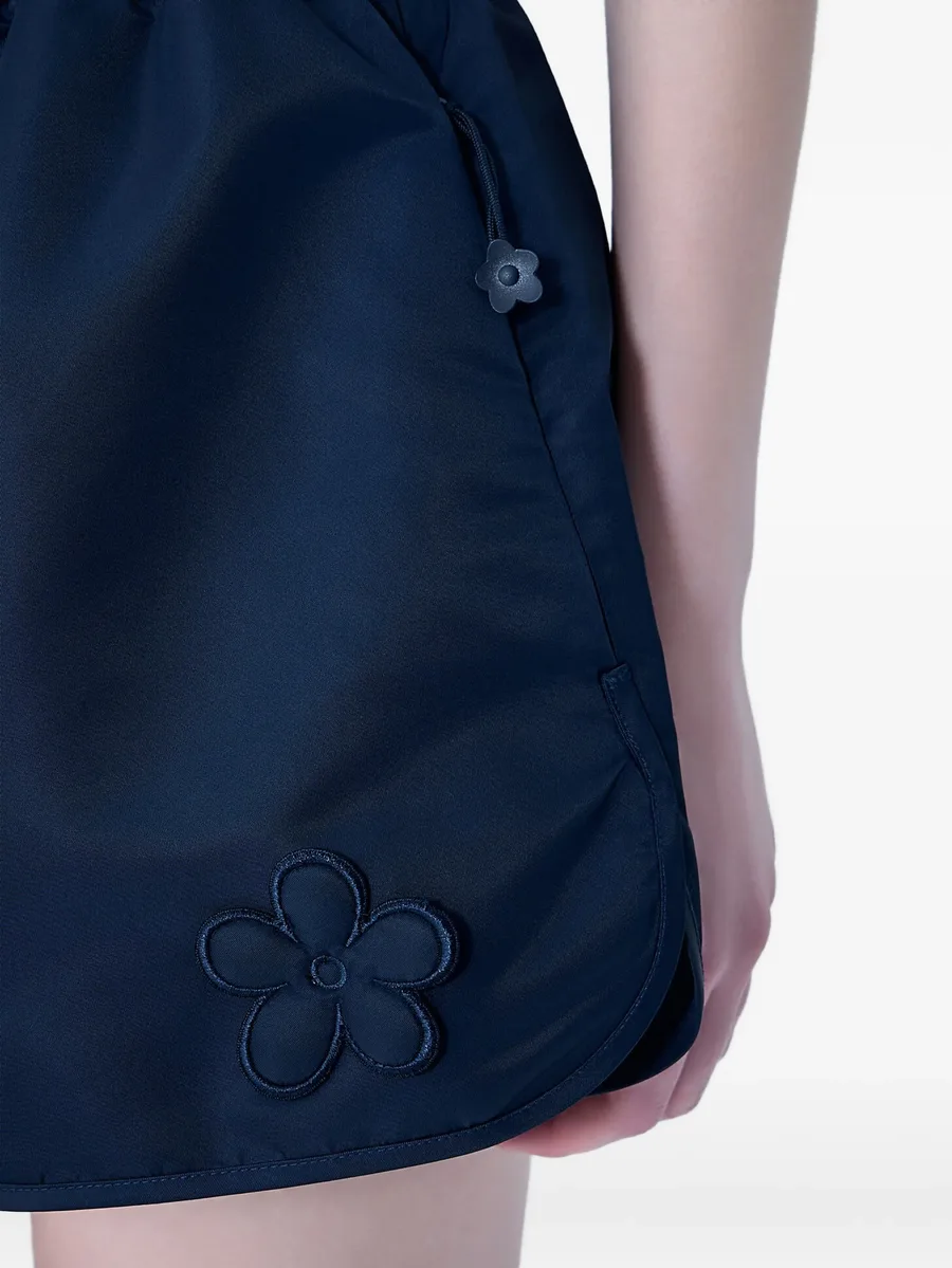 floral-embroidery shorts 8