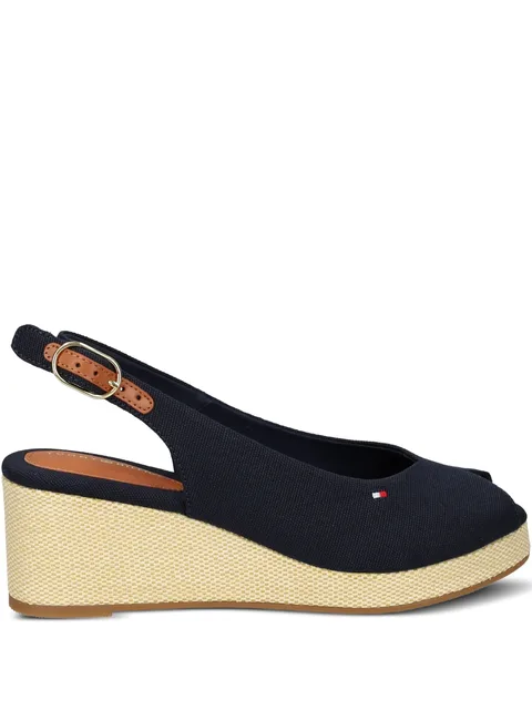 60mm slingback wedge espadrilles