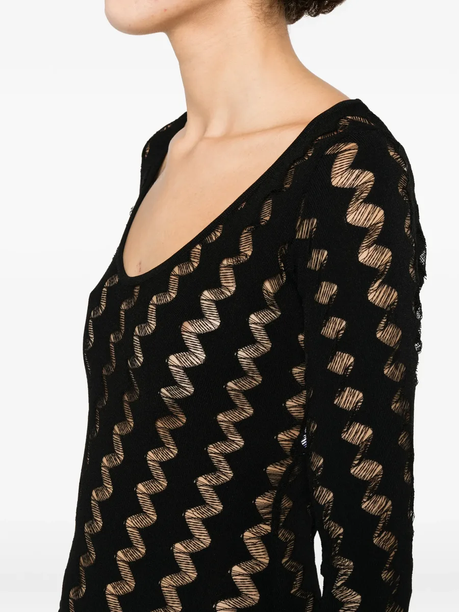 zig zag long sleeve bodysuit 10