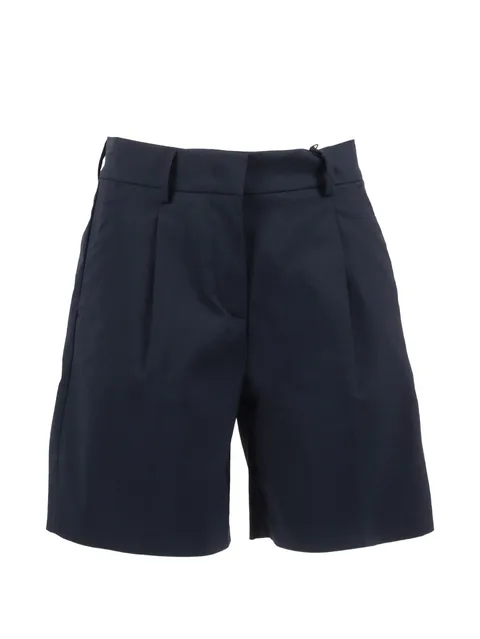 Nive twill pleat chino shorts