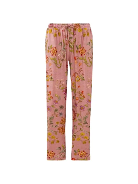Belin floral-print drawstring trousers