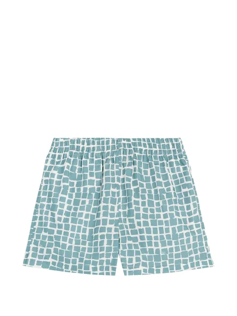 elasticated-waistband pocket shorts