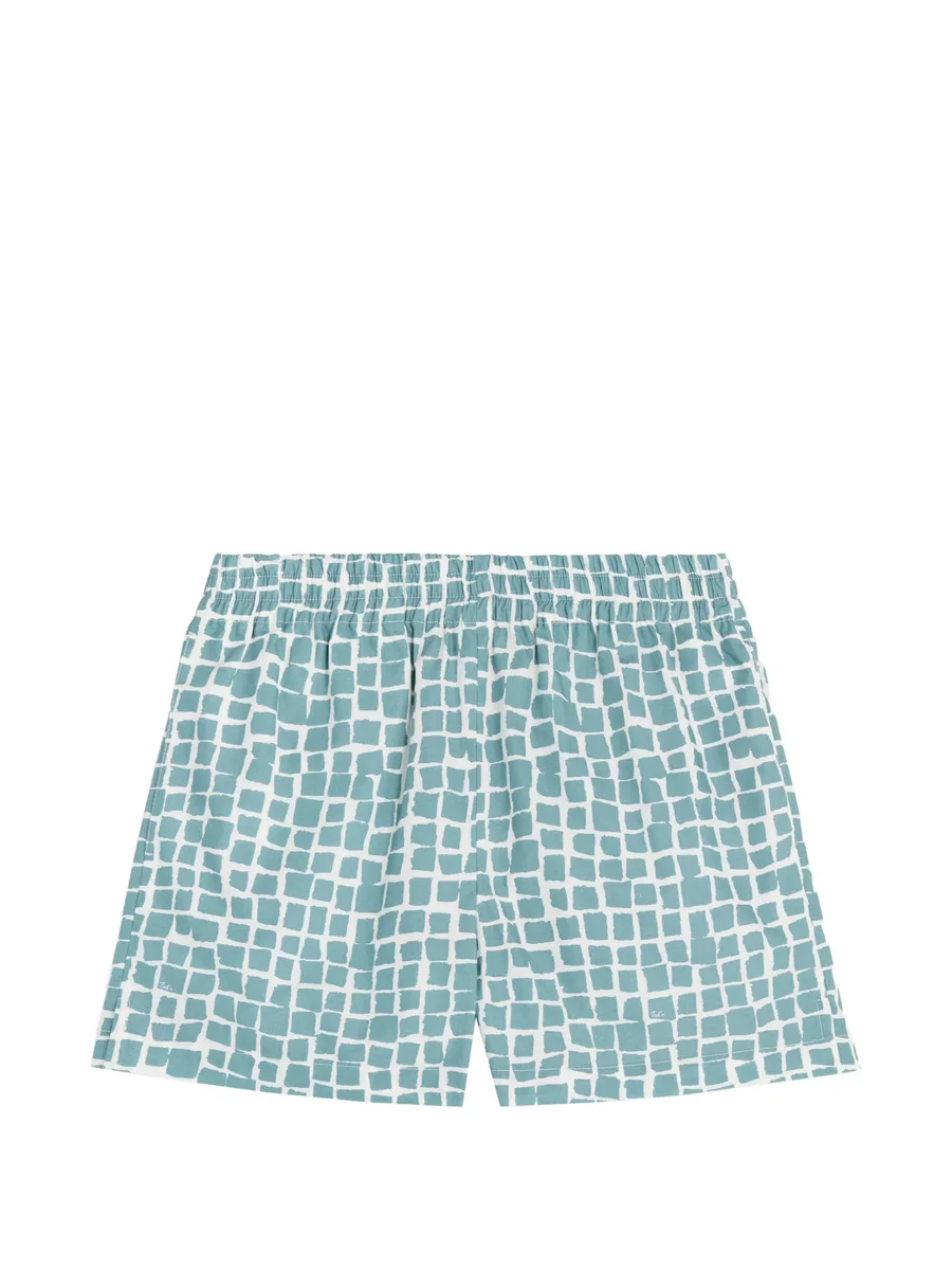 elasticated-waistband pocket shorts 1