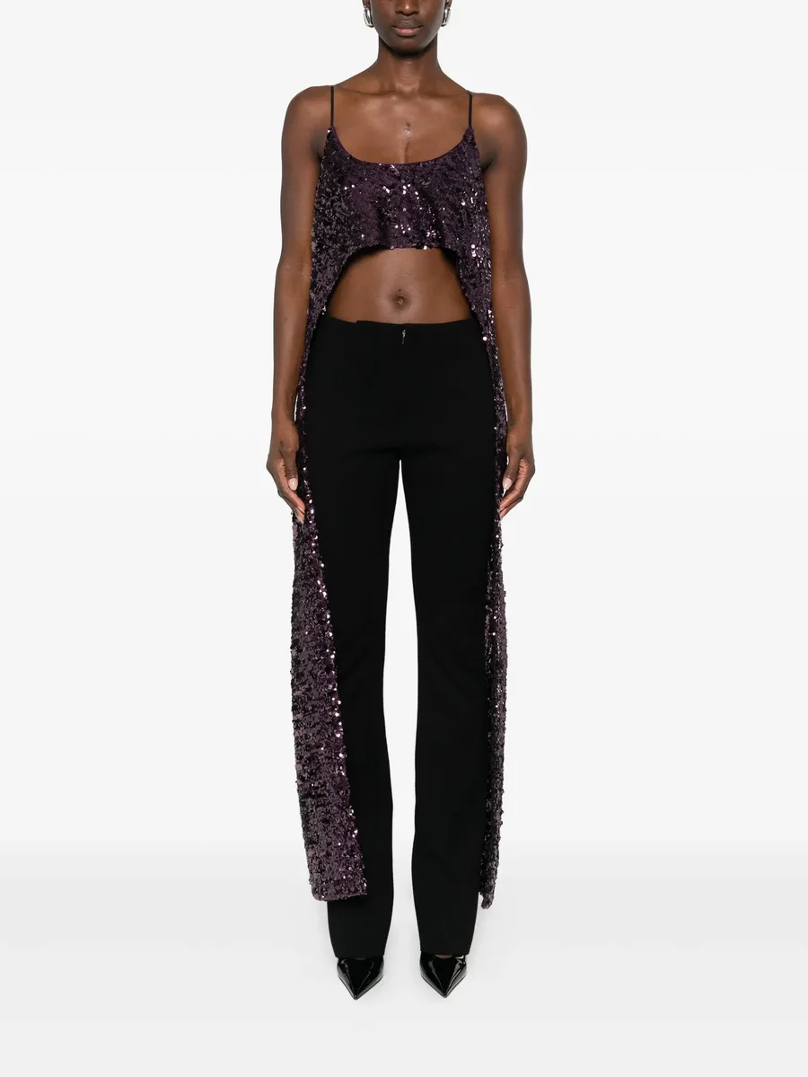 sequinned sleeveless top 6