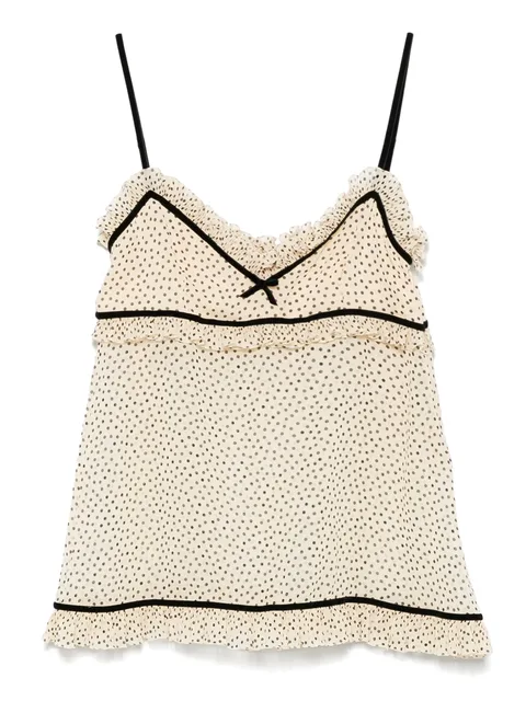 polka dot camisole