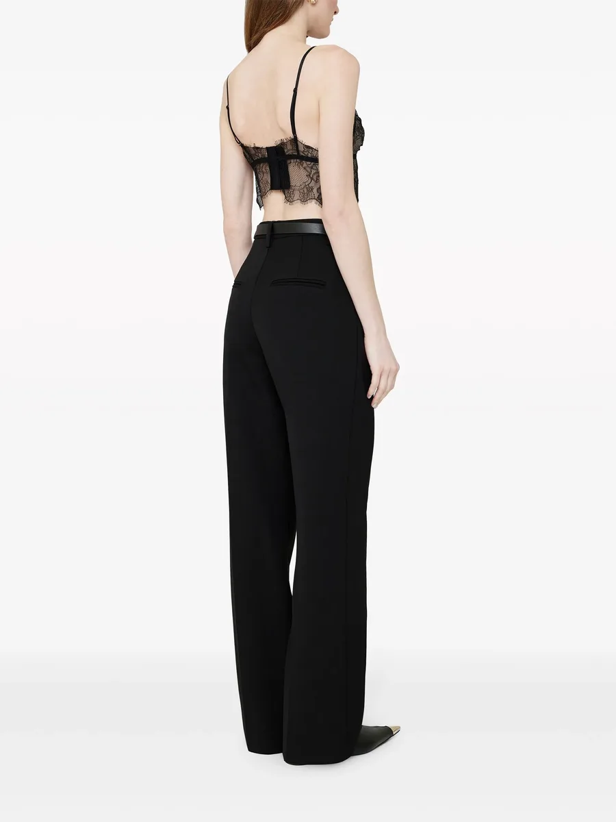 Lace scallop-hem bralette 6