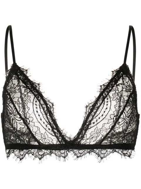 sheer lace bra