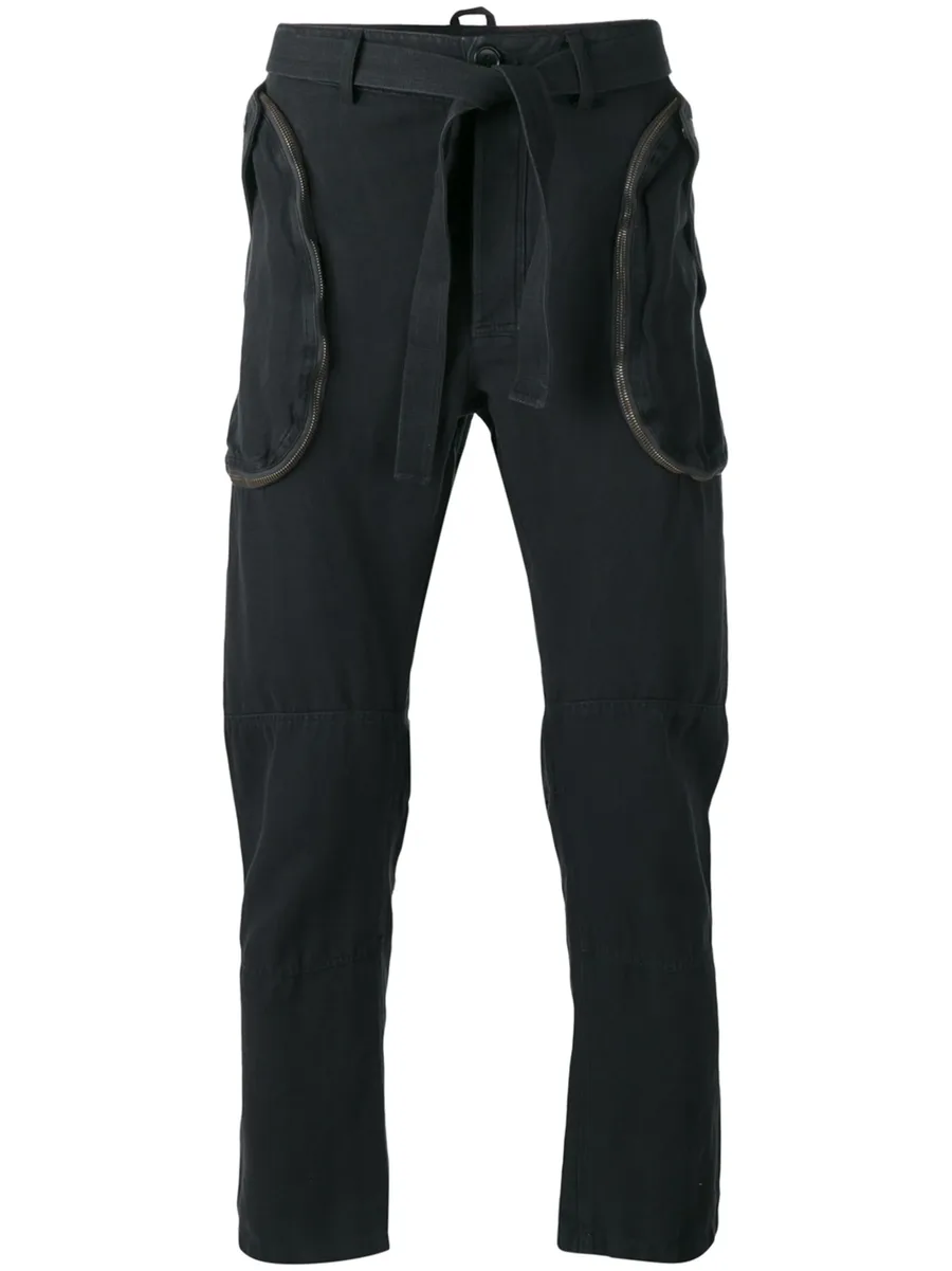straight-leg cargo trousers 2