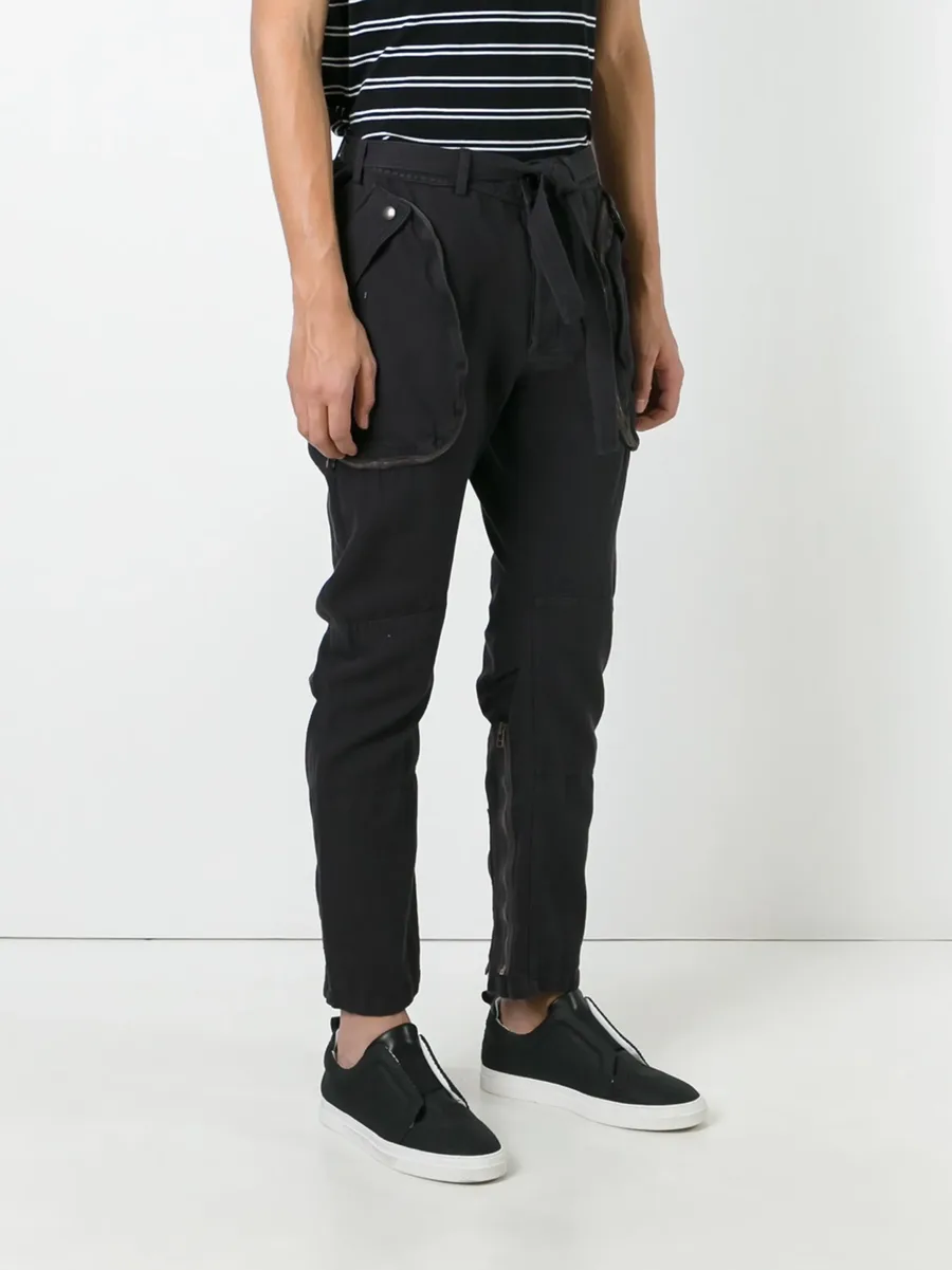 straight-leg cargo trousers 6
