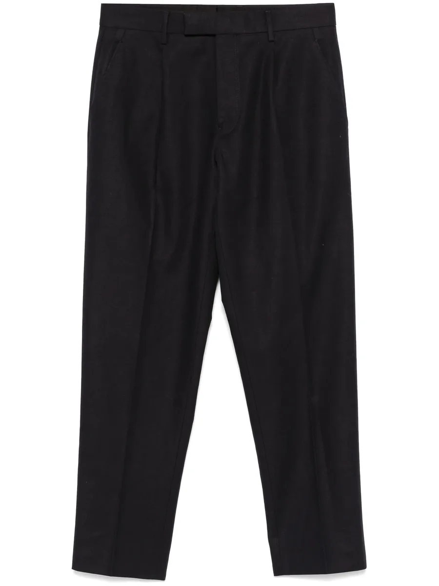 pleat-detail trousers 2