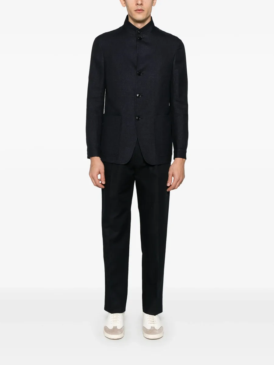 pleat-detail trousers 4