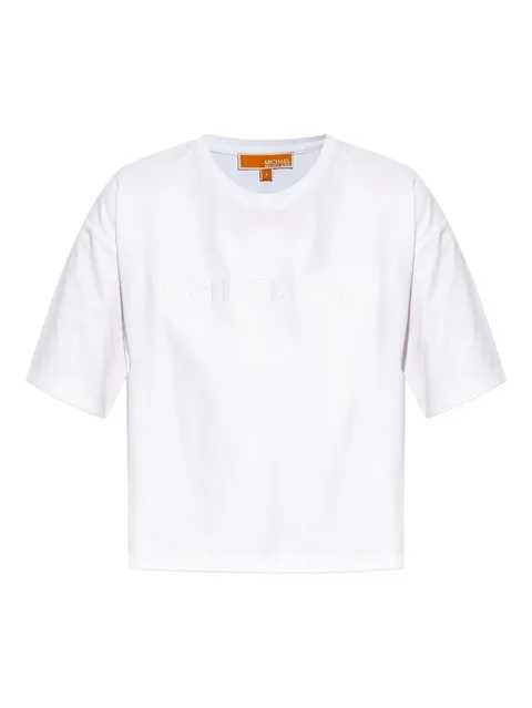 embroidered-logo t-shirt