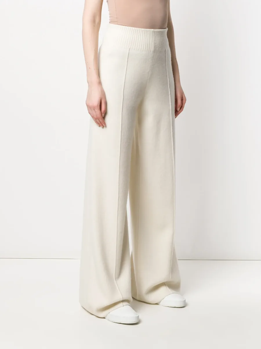 wide-leg knitted trousers 6