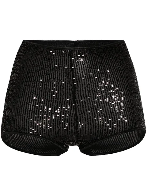 x Lia Aram sequin-embellished shorts