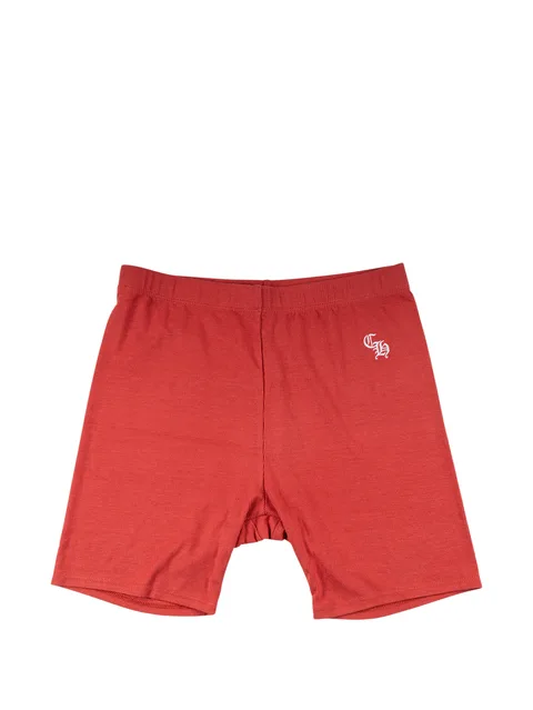 ribbed logo-embroidered biker shorts