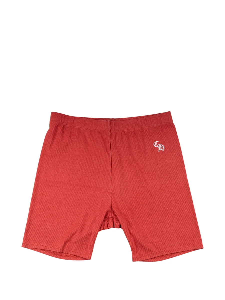 ribbed logo-embroidered biker shorts 2