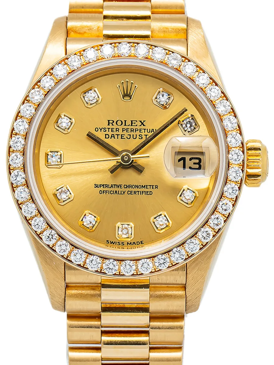 наручные часы diamond champagne 26 мм 12