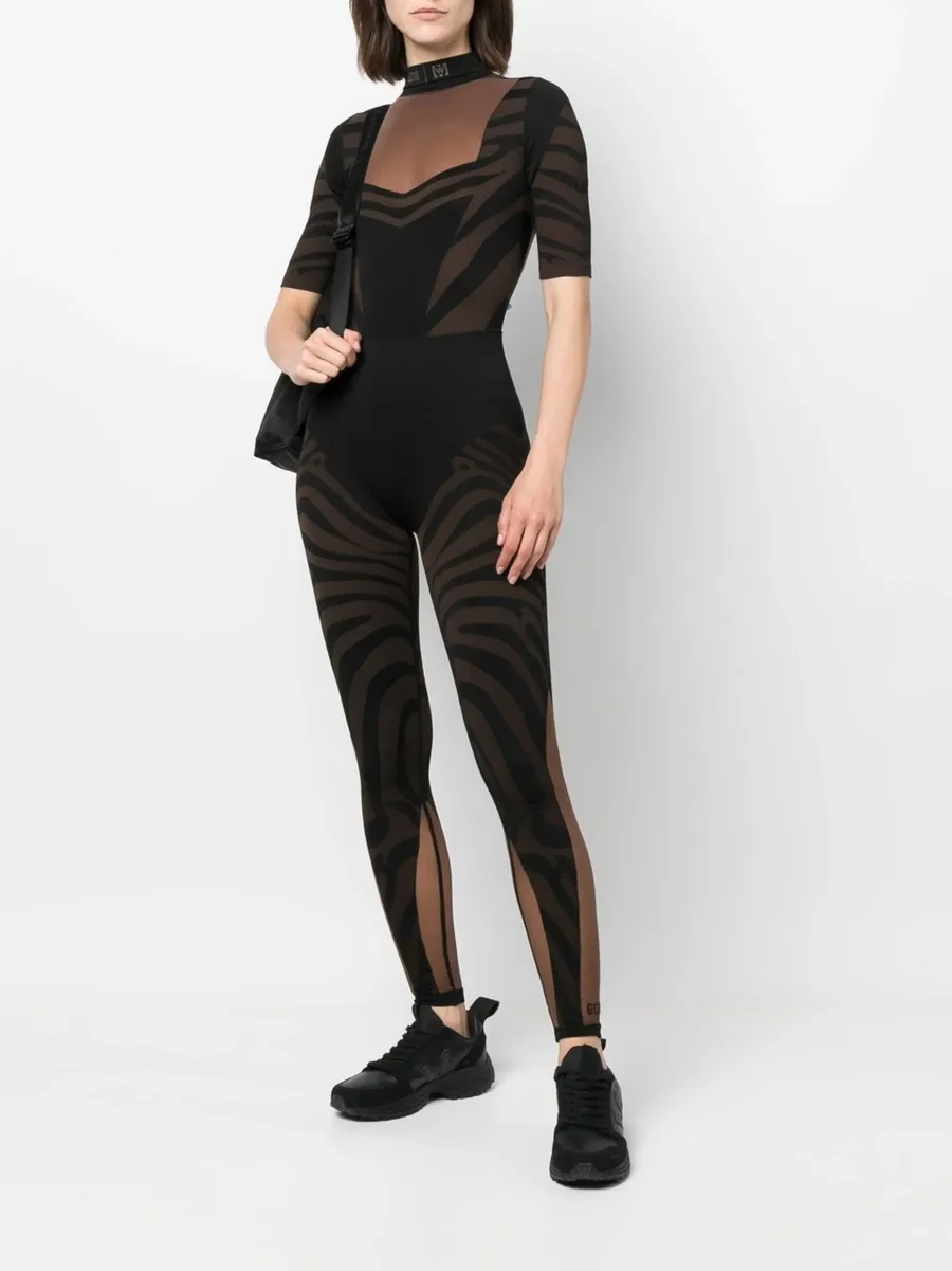 легинсы Elegant Animalier из коллаборации с GCDS 4