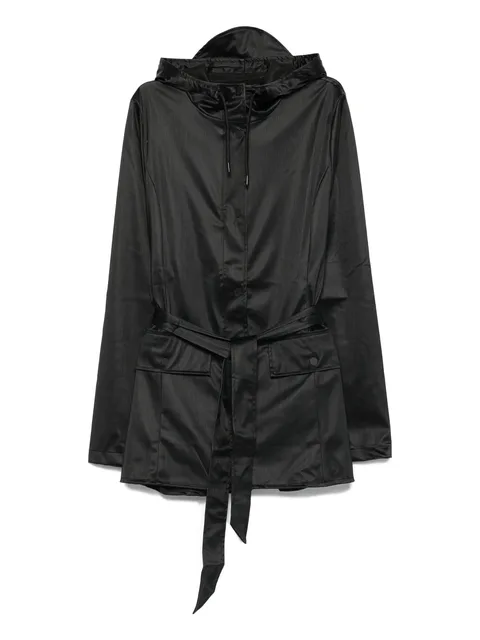 плащ с капюшоном и поясом