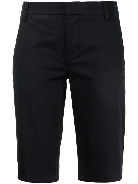knee-length shorts
