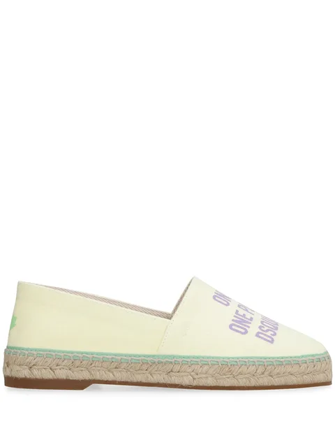 logo-print espadrilles