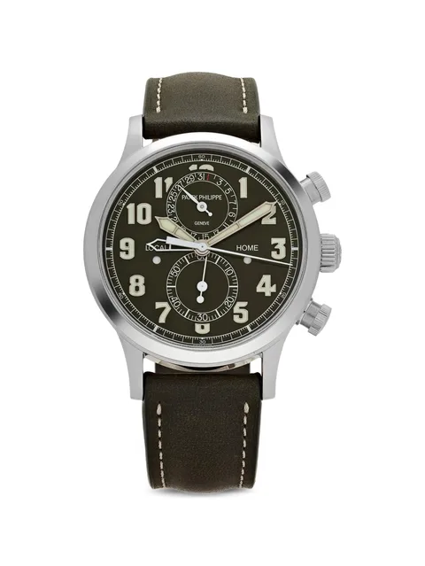 наручные часы Complications 5924G-010 Calatrava 'Pilot' Travel Time Chronograph 42 мм (2023 год)