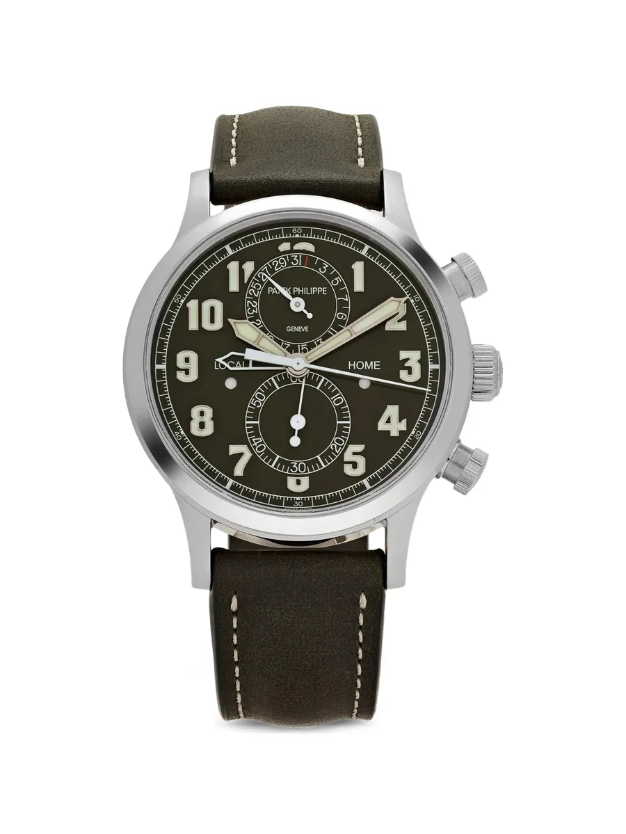 наручные часы Complications 5924G-010 Calatrava 'Pilot' Travel Time Chronograph 42 мм (2023 год) 2