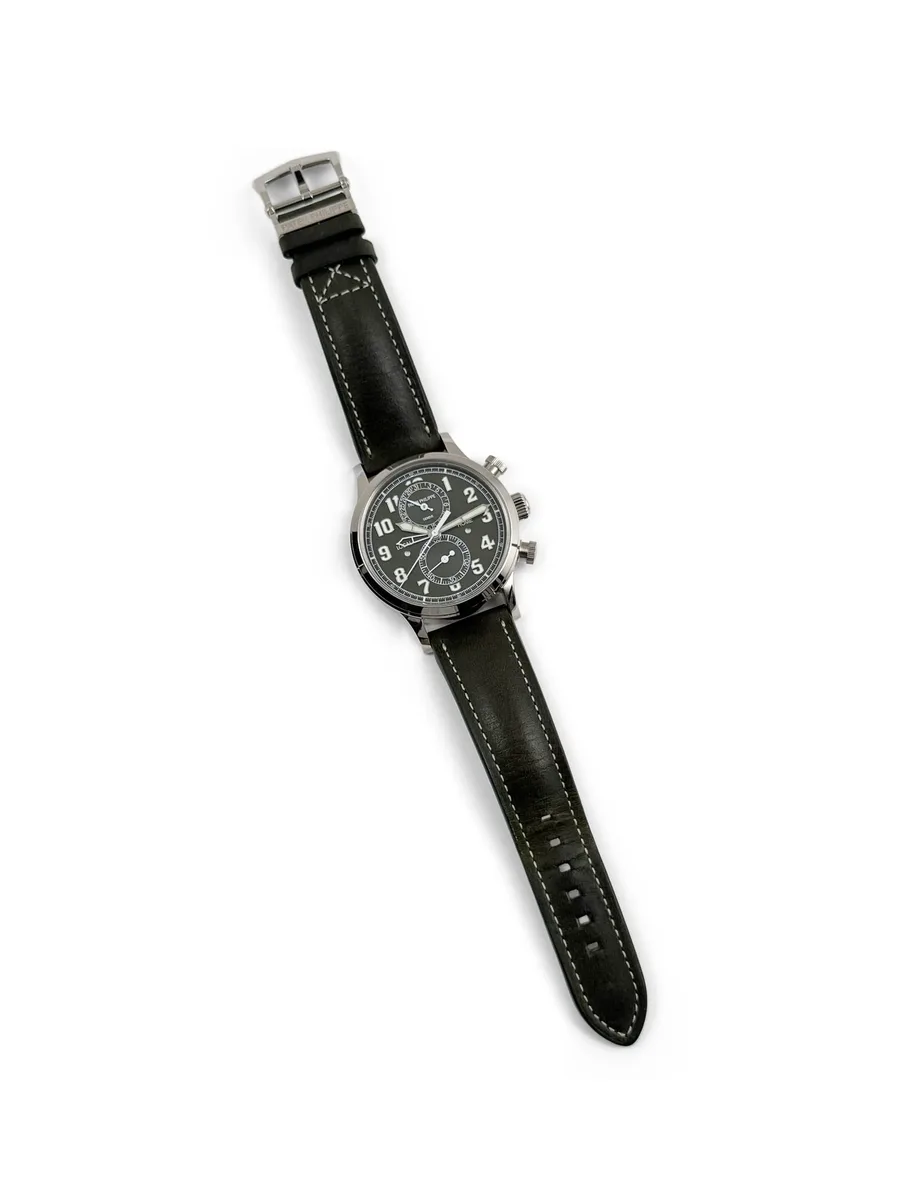 наручные часы Complications 5924G-010 Calatrava 'Pilot' Travel Time Chronograph 42 мм (2023 год) 5