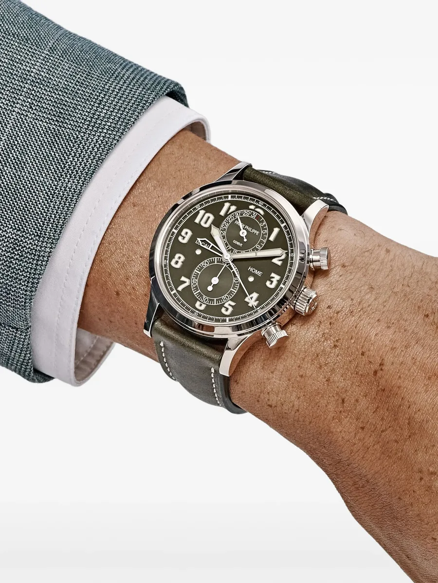 наручные часы Complications 5924G-010 Calatrava 'Pilot' Travel Time Chronograph 42 мм (2023 год) 13