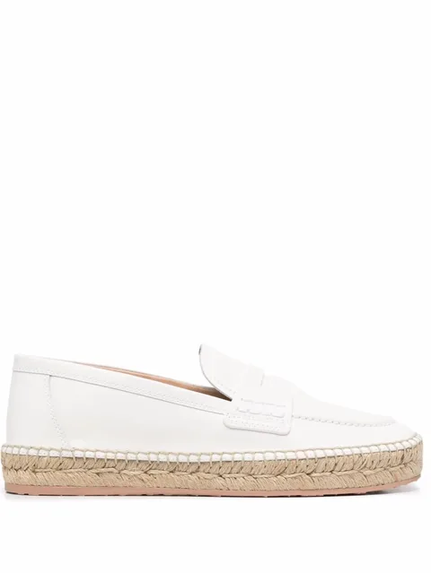 woven raffia espadrilles