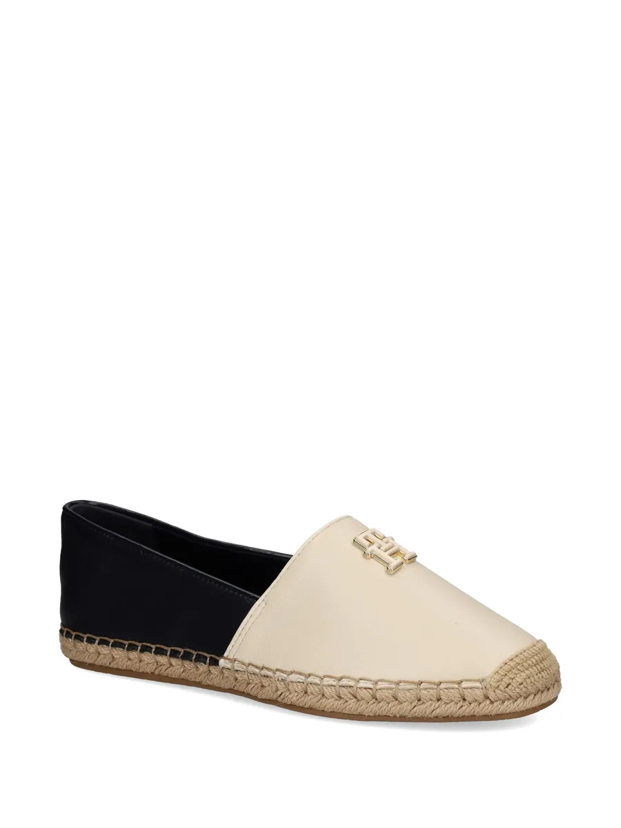 logo-detail leather espadrilles 4