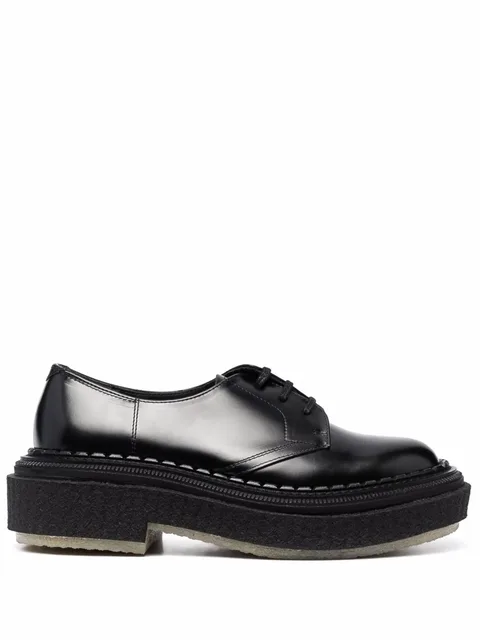Type 135 leather Derby shoes