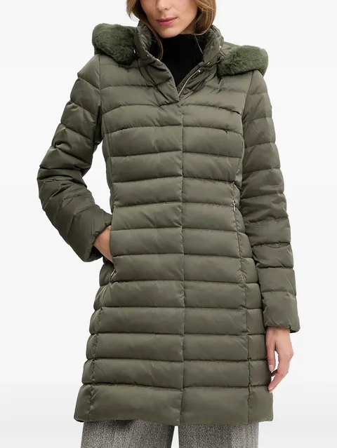 Bettanie hooded quilted coat