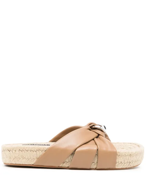 Irina buckle-detail flat espadrilles
