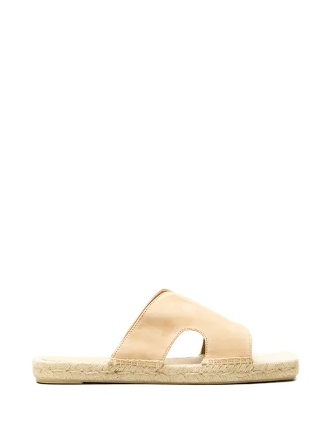 cut-out flat espadrilles
