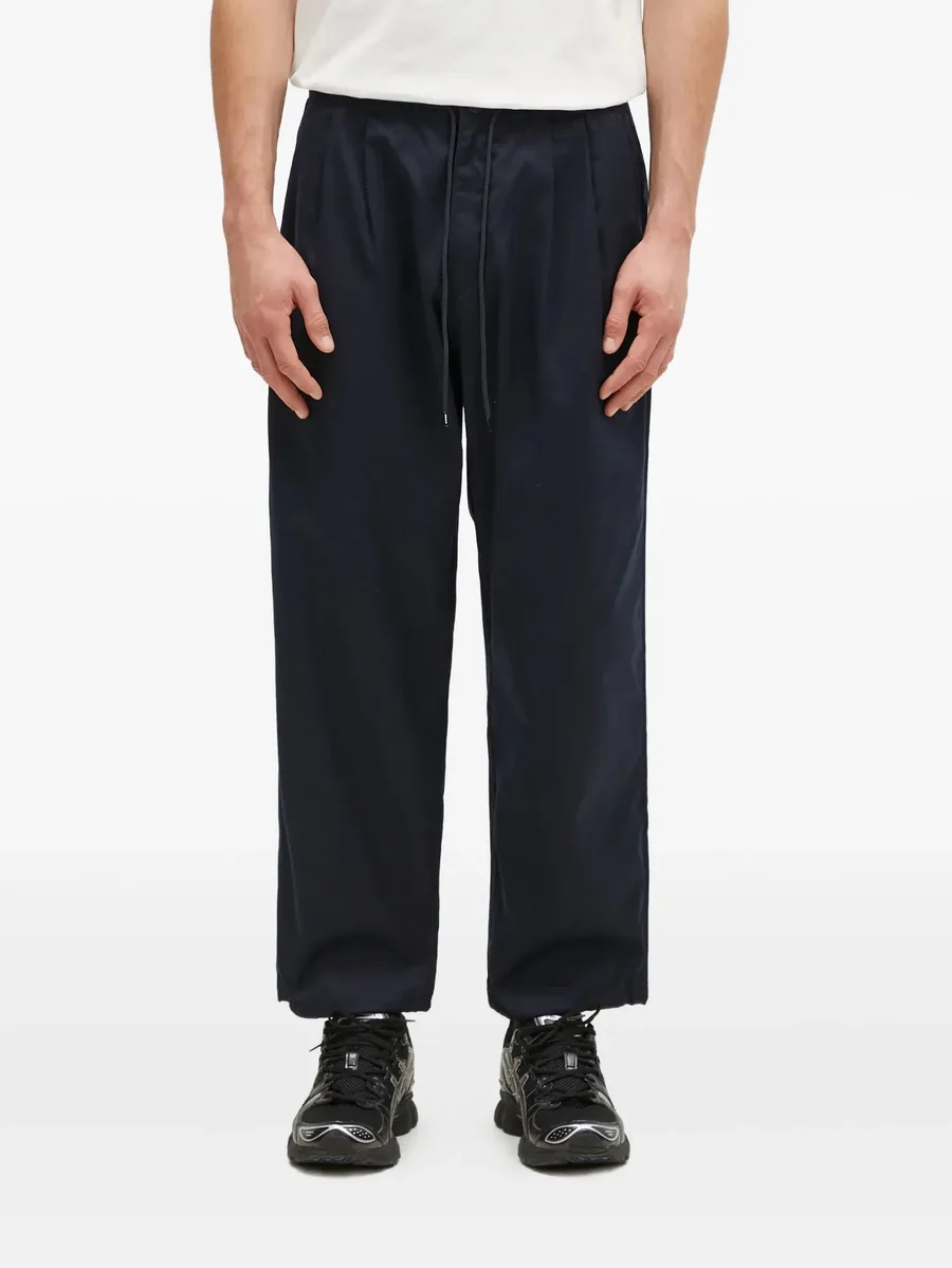 pleated drawstring trousers 2